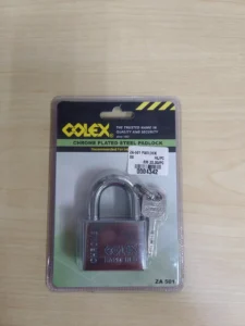 50mm ZA-501 Colex Chrome Padlock