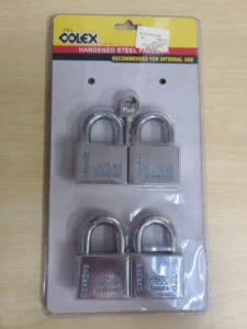 ZK-504 Colex Chrome Steel Padlock