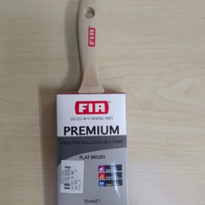 3" (75mm) FIA 100%PBT Nylon Paint Brush W/Wood Handle