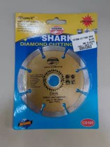 Shark 100mm 4″ Diamond Cut Wheel