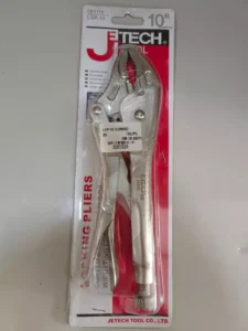 10″LGP -10 Jetech Curved Jaw Locking Plier c/w cutter